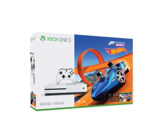 MICROSOFT Konsola Xbox S 500GB + Forza Horizon 3 + Hot Weels - 1387380 - zdjęcie